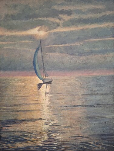 De vuelta a casa van Jesús García Pons, Schilderij te koop op Singulart
