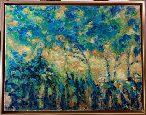 Between the Branches by Mitchell Rodbell, 絵画 for Sale on Singulart