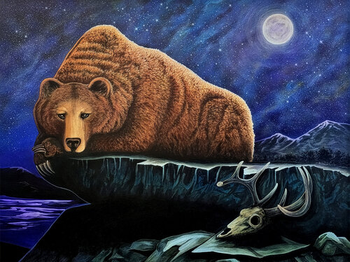 Moonlight Guardian de Waylon Christner, Pintura a la venta en Singulart
