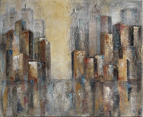 Entre ciel et mémoire by Khristina Billen, 絵画 for Sale on Singulart