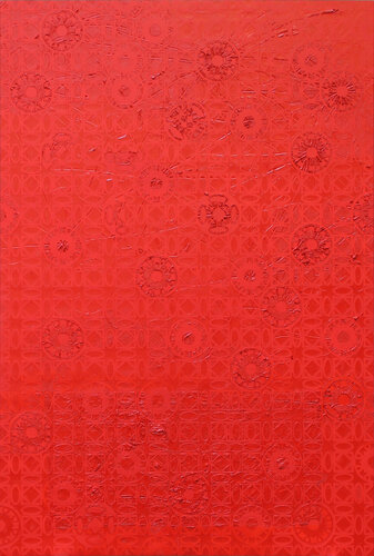 Reds Corona par Massimo Orsi, Peinture en vente sur Singulart