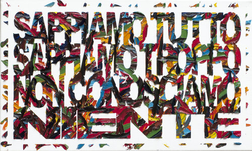 Sull'informazione par Massimo Orsi, Peinture en vente sur Singulart