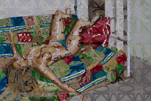 La modella by Massimo Orsi, Painting for Sale on Singulart