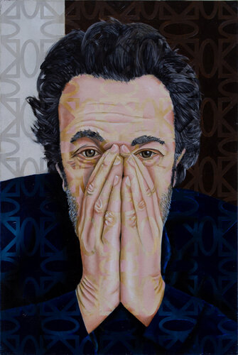 Mi difendo con le mie mani e ti guardo negli occhi by Massimo Orsi, Painting for Sale on Singulart