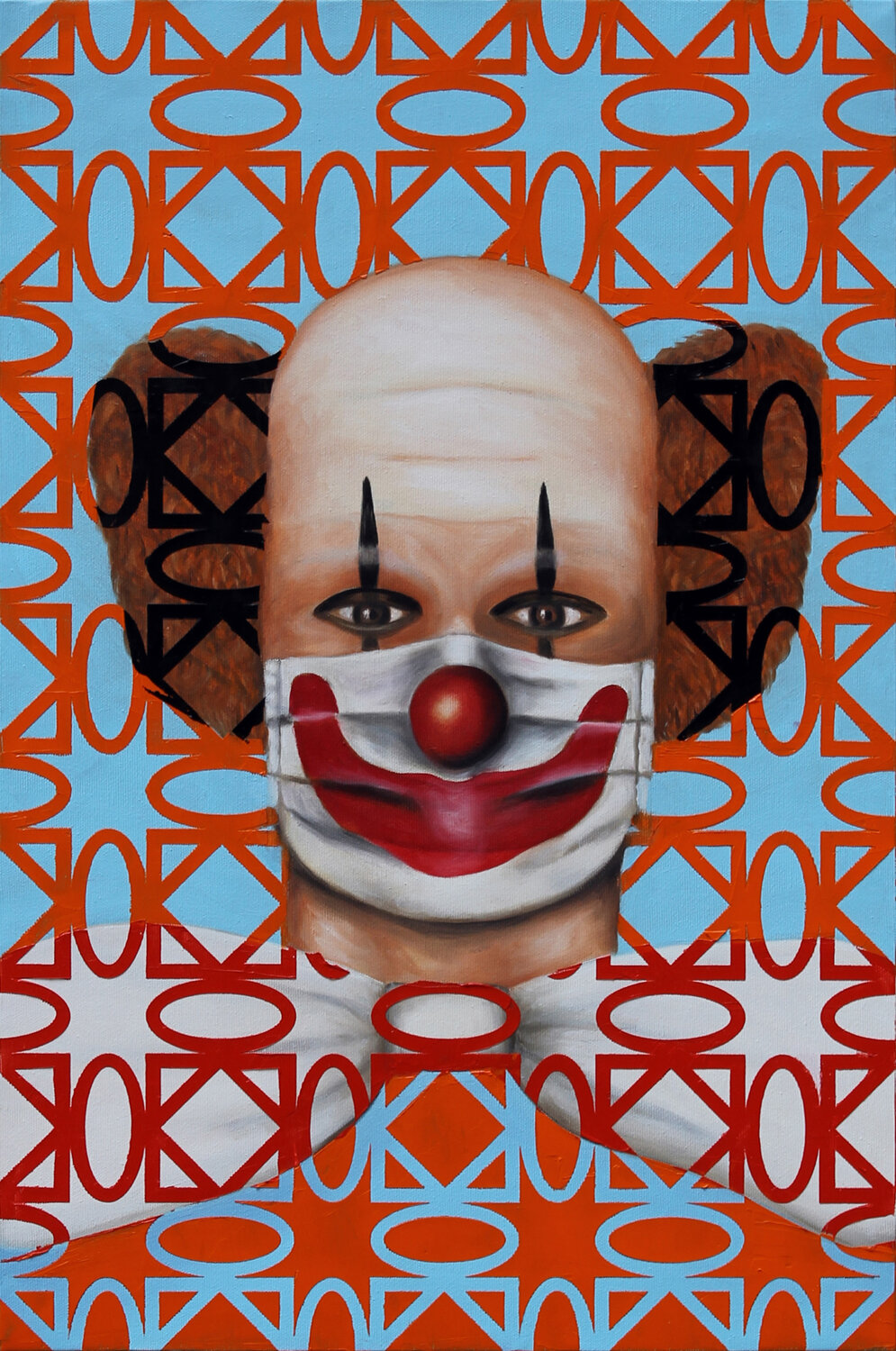 Pagliaccio Massimo Orsi Original painting for sale