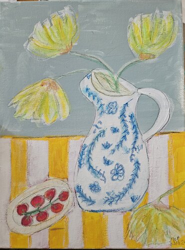 bouquet1 by marie proteau, Painting for Sale on Singulart