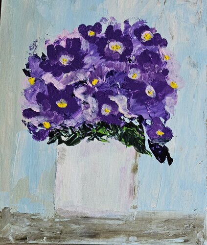 bouquet4 by marie proteau, Painting for Sale on Singulart