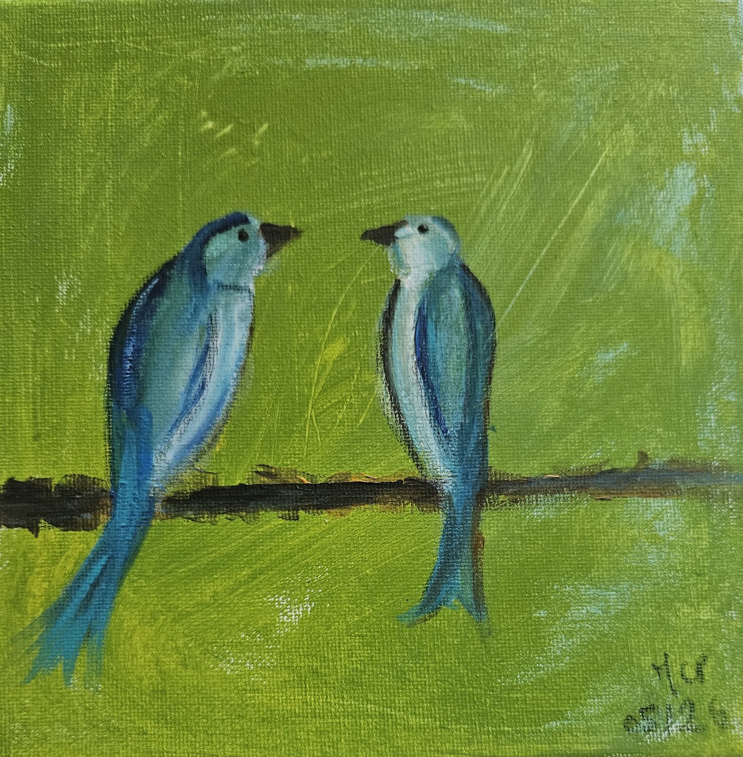 dialogue marie proteau Pintura original en venta