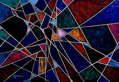 City of Glass by Alisa Shirkhanyan, Painting for Sale on Singulart