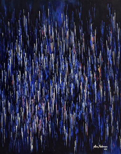 Fireflies by Alisa Shirkhanyan, Painting for Sale on Singulart