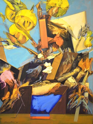Derrière les murs by Daniel PIRROTTA, Painting for Sale on Singulart
