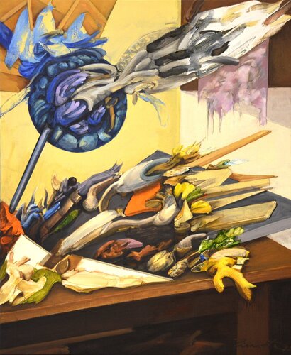 La table est servie by Daniel PIRROTTA, Painting for Sale on Singulart