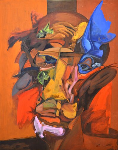 Portrait Caché 1 de Daniel PIRROTTA, Pintura a la venta en Singulart