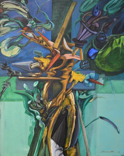 Exubérance Verte by Daniel PIRROTTA, Painting for Sale on Singulart