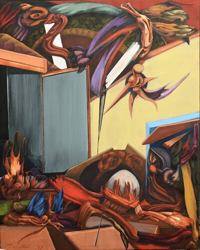 Miroir des pensées by Daniel PIRROTTA, Painting for Sale on Singulart