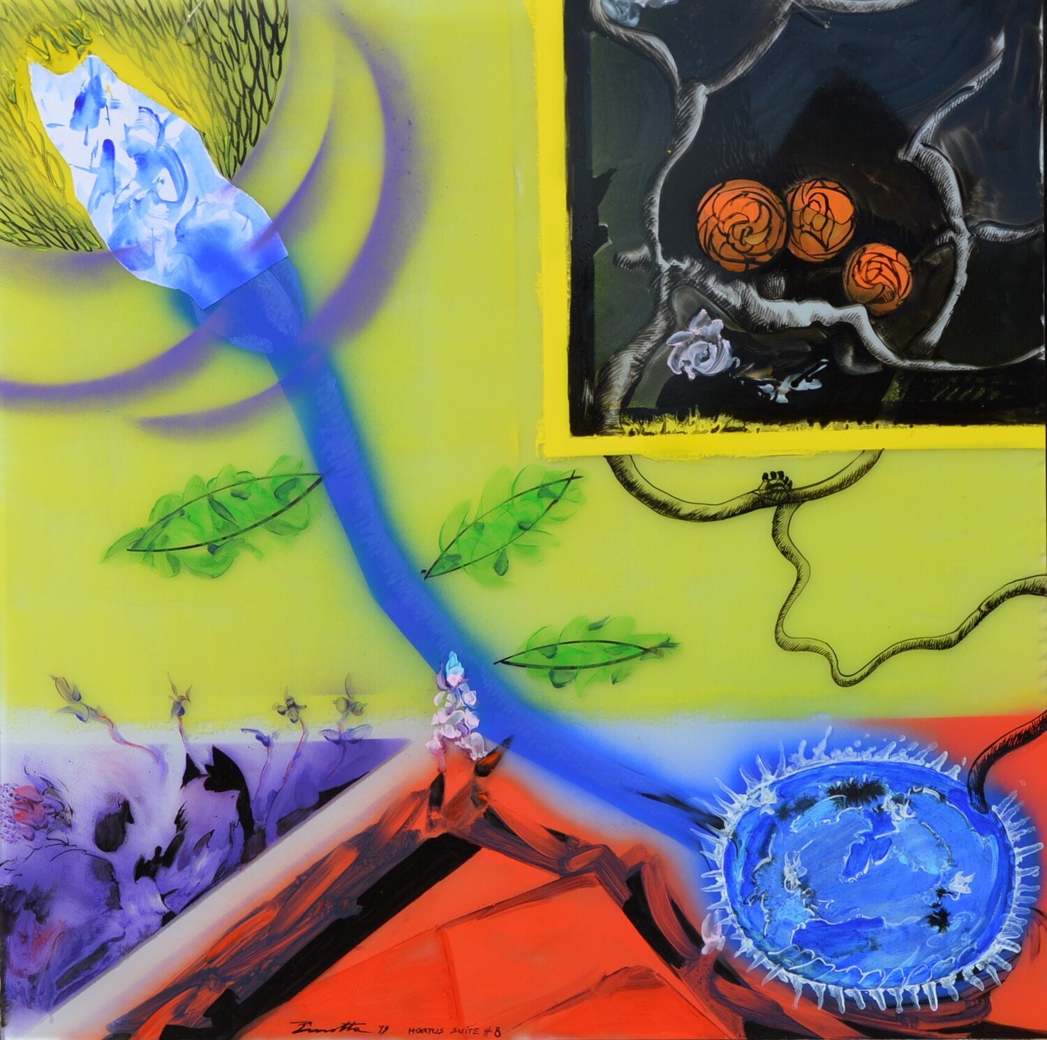 HORTUS SUITE N°8 Daniel PIRROTTA Pintura original en venta