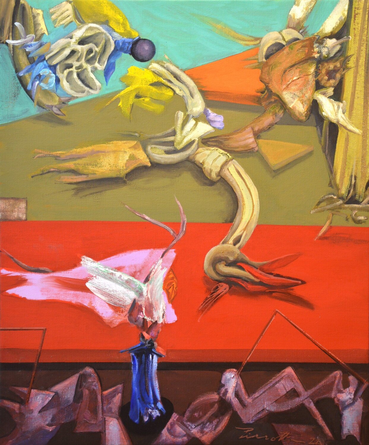 Mise en scène n°2 Daniel PIRROTTA Pintura original en venta