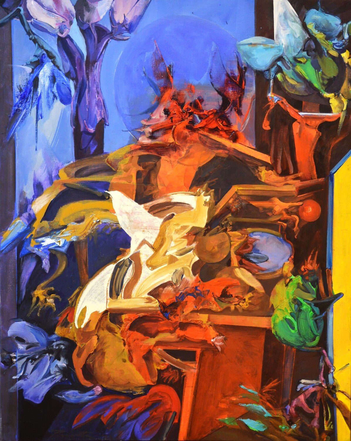 Le château englouti Daniel PIRROTTA Pintura original en venta