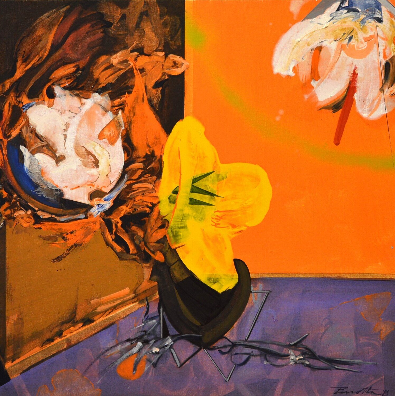 Fleur de l'Esprit Daniel PIRROTTA Peinture originale à vendre