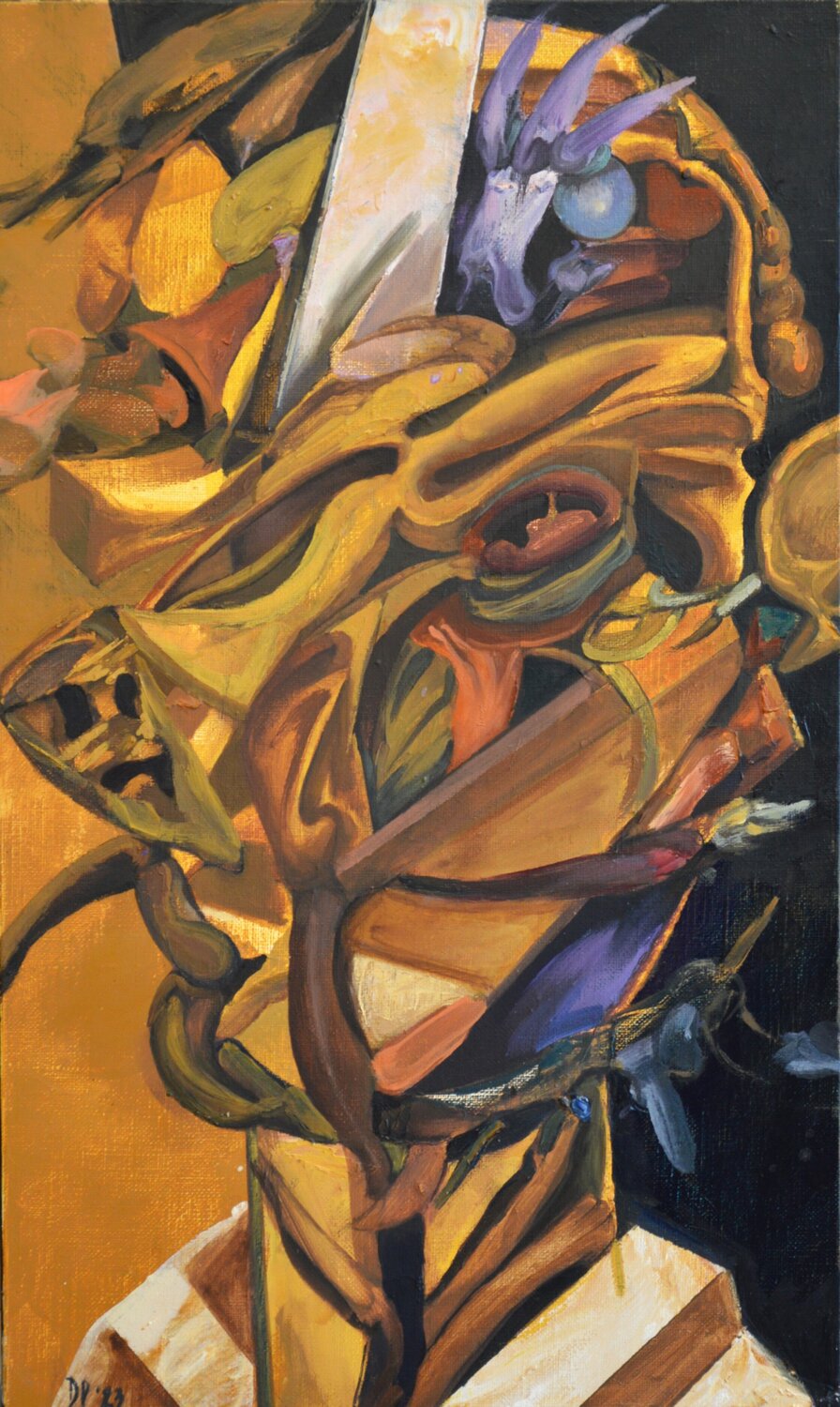Portrait caché III Daniel PIRROTTA Pintura original en venta