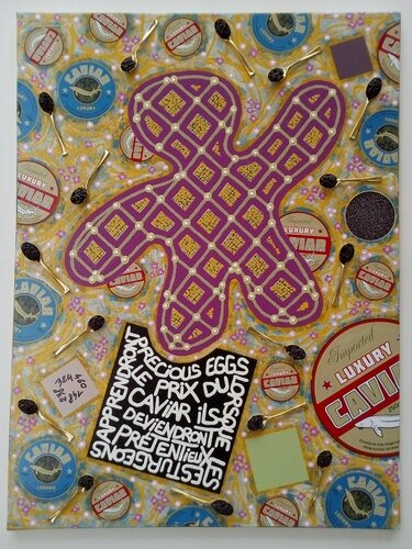 PRECIOUS EGGS - OEUFS PRÉCIEUX by Alain Art-fusion Lemoine, 絵画 for Sale on Singulart