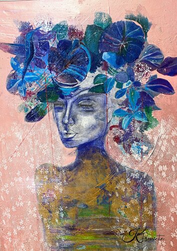 ROSE XX by FROMENTIN Karine, Painting for Sale on Singulart