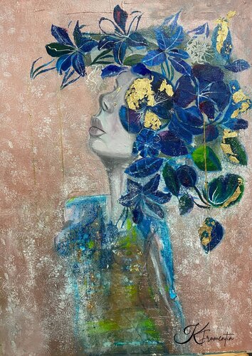 ROSE XXI by FROMENTIN Karine, Painting for Sale on Singulart