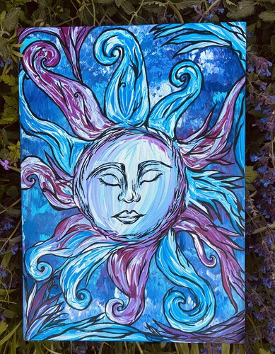Inner Sun by Clare Kenneally, Painting for Sale on Singulart