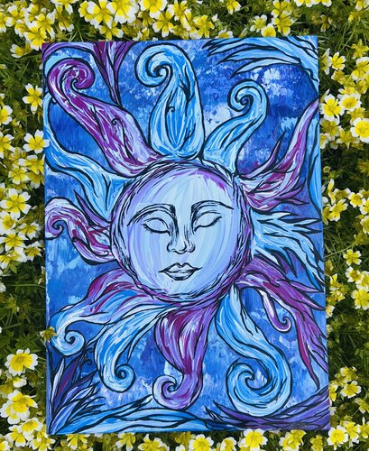 Inner Sun by Clare Kenneally, Painting for Sale on Singulart