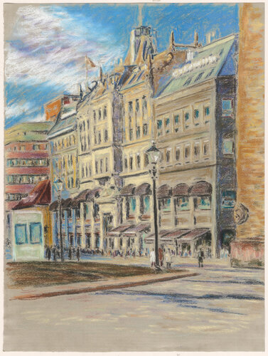 Glassmagasinet de Ludvik Møller Støldal, Dibujo a la venta en Singulart