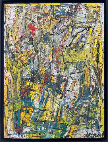 Lux ad yellow di Claude Bresson, Pittura in vendita su Singulart