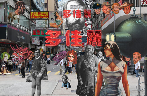 Chinatown by Harald Hund, デジタル for Sale on Singulart