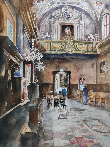 Sacred Shadows by Diane Agius Calleja, 絵画 for Sale on Singulart
