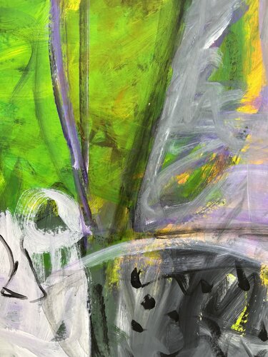 I dreamed I Arrived At The Party One Half Hour Before My Mask by Jeanne Keck, 絵画 for Sale on Singulart