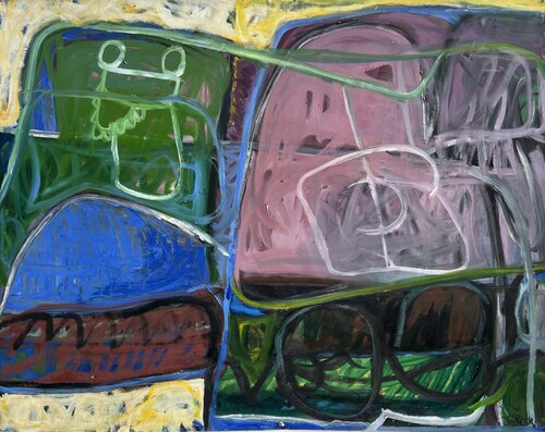 Mad Race to the Mirage by Jeanne Keck, 絵画 for Sale on Singulart