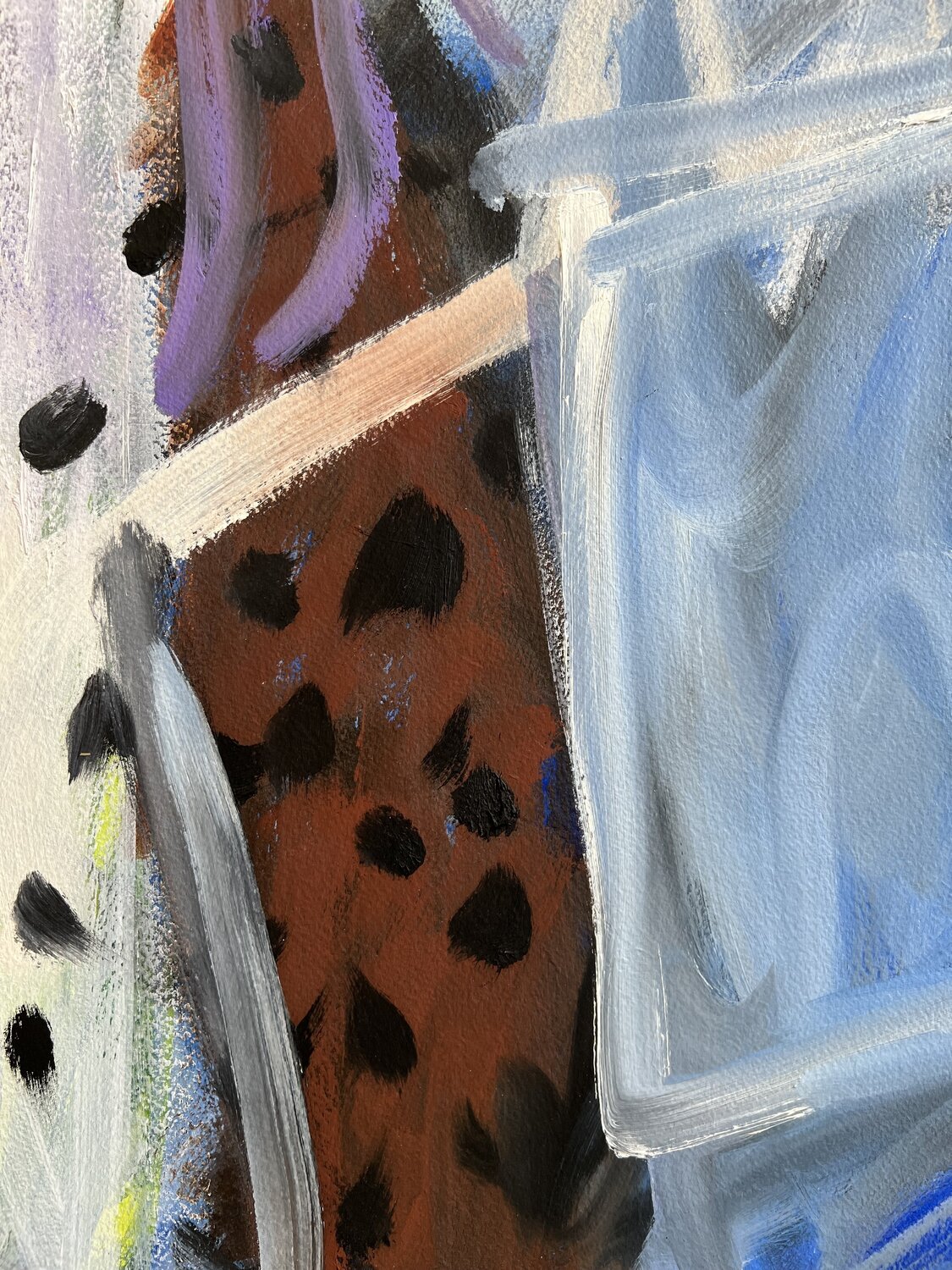 Sunday Pancakes Jeanne Keck Original painting for sale