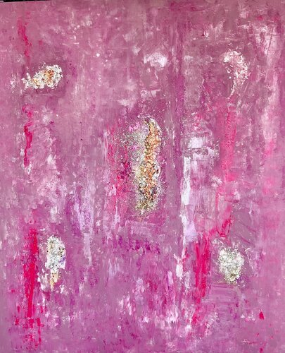 Rose Quartz Silence by Jenny mccarty, 絵画 for Sale on Singulart
