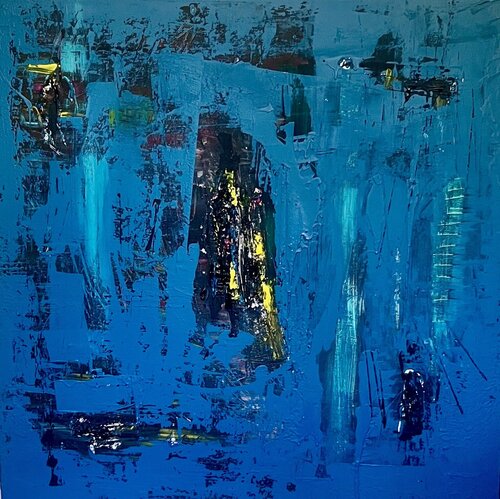 Quantum Blue by Jenny mccarty, 絵画 for Sale on Singulart