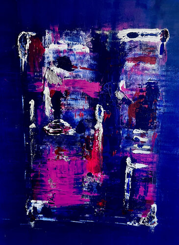 Blue azure by Jenny mccarty, Painting for Sale on Singulart