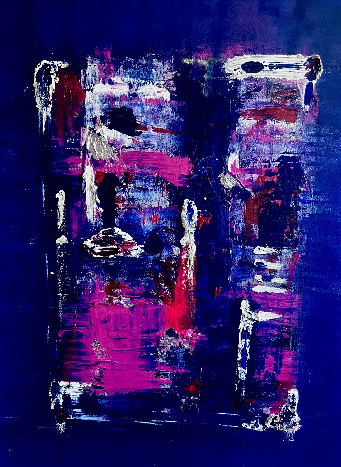 Blue azure Jenny mccarty Original painting for sale
