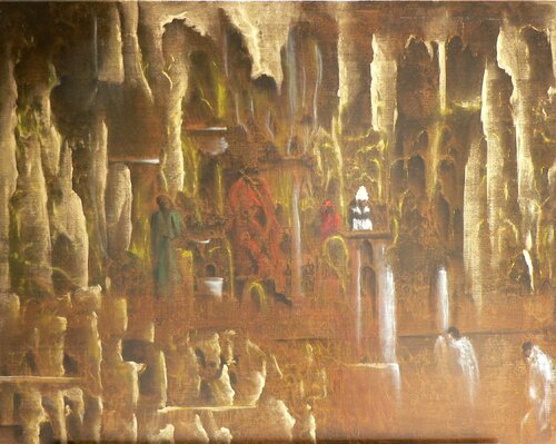 Hommage à Gustave Moreau by Michel Van den Bogaerde, 絵画 for Sale on Singulart