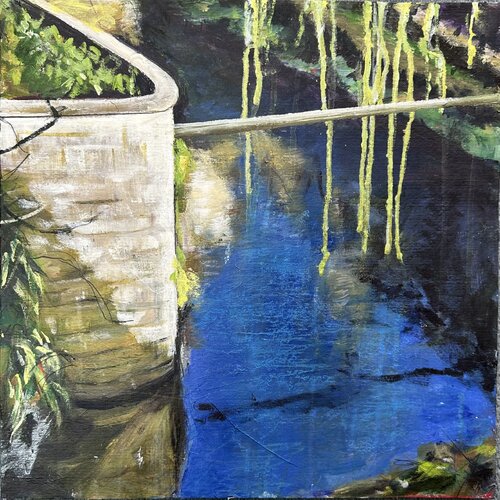 A blue Remembered de Maureen Connolly, Obra en papel a la venta en Singulart
