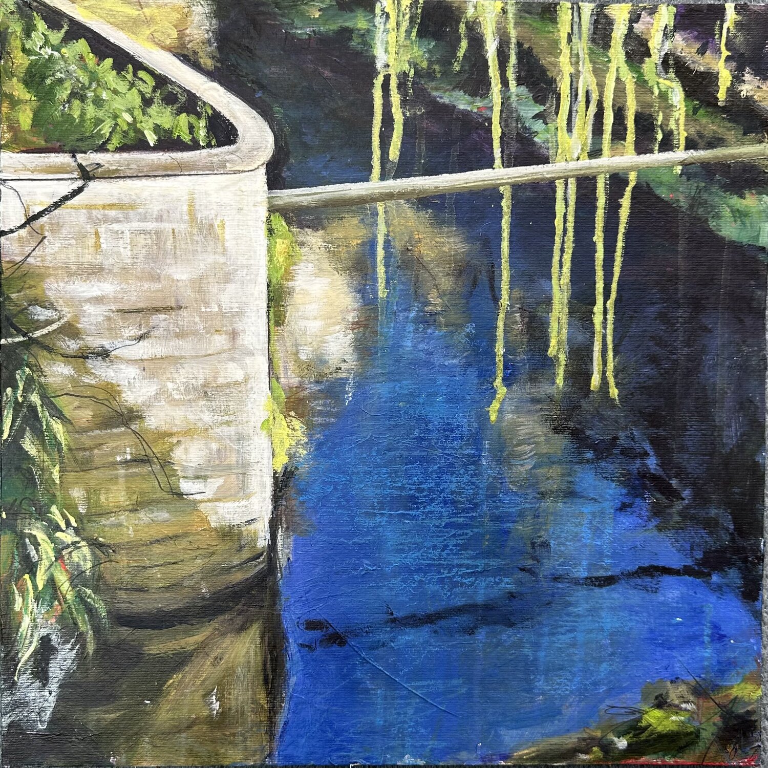 A blue Remembered Maureen Connolly Œuvre sur papier à vendre