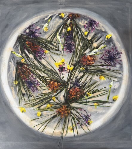 Floating Blooms by Maria Mikloskova, Other Media for Sale on Singulart