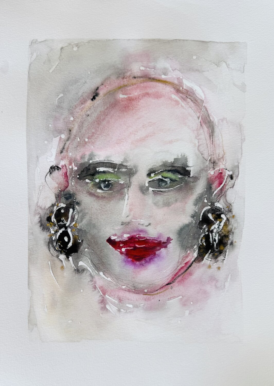 How do I look? Maria Mikloskova Peinture originale à vendre