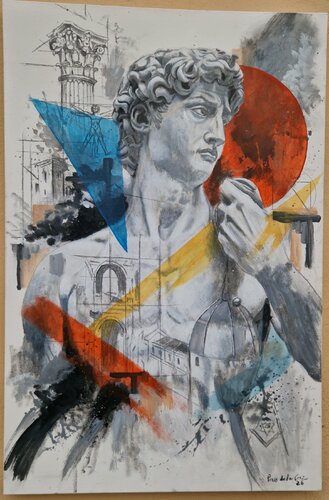 El renacimiento de David van Paco De la Cruz, Schilderij te koop op Singulart