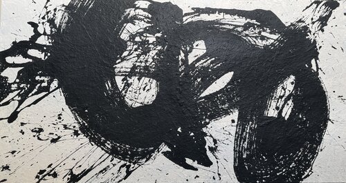 Black mask by Ilan Gonopolsky, Painting for Sale on Singulart