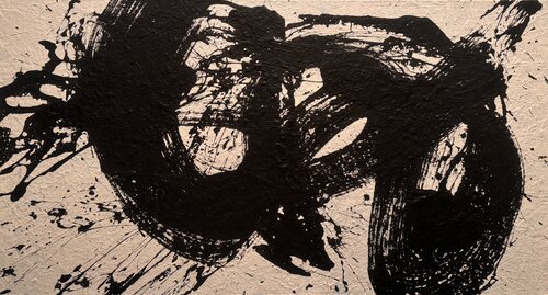 Black mask by Ilan Gonopolsky, 絵画 for Sale on Singulart