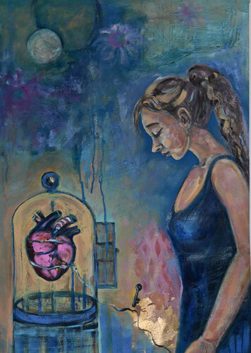 "Fragile Cage" von Eilis Soto, Malerei kaufen auf Singulart