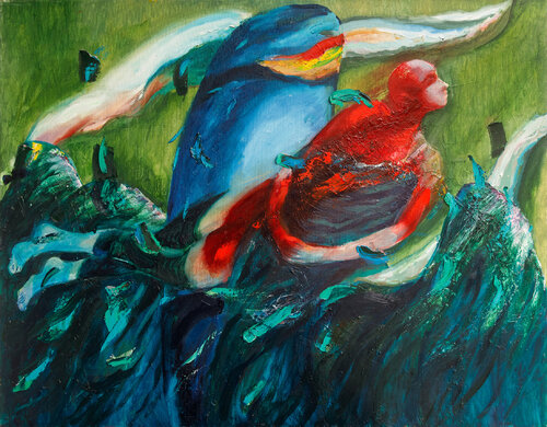The Dream of Wings par Albes Fusha, Peinture en vente sur Singulart